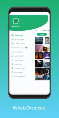 WhatsOn - Professional WhatsApp status saver android App screenshot 11