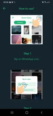 WhatsOn - Professional WhatsApp status saver android App screenshot 2