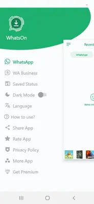 WhatsOn - Professional WhatsApp status saver android App screenshot 5